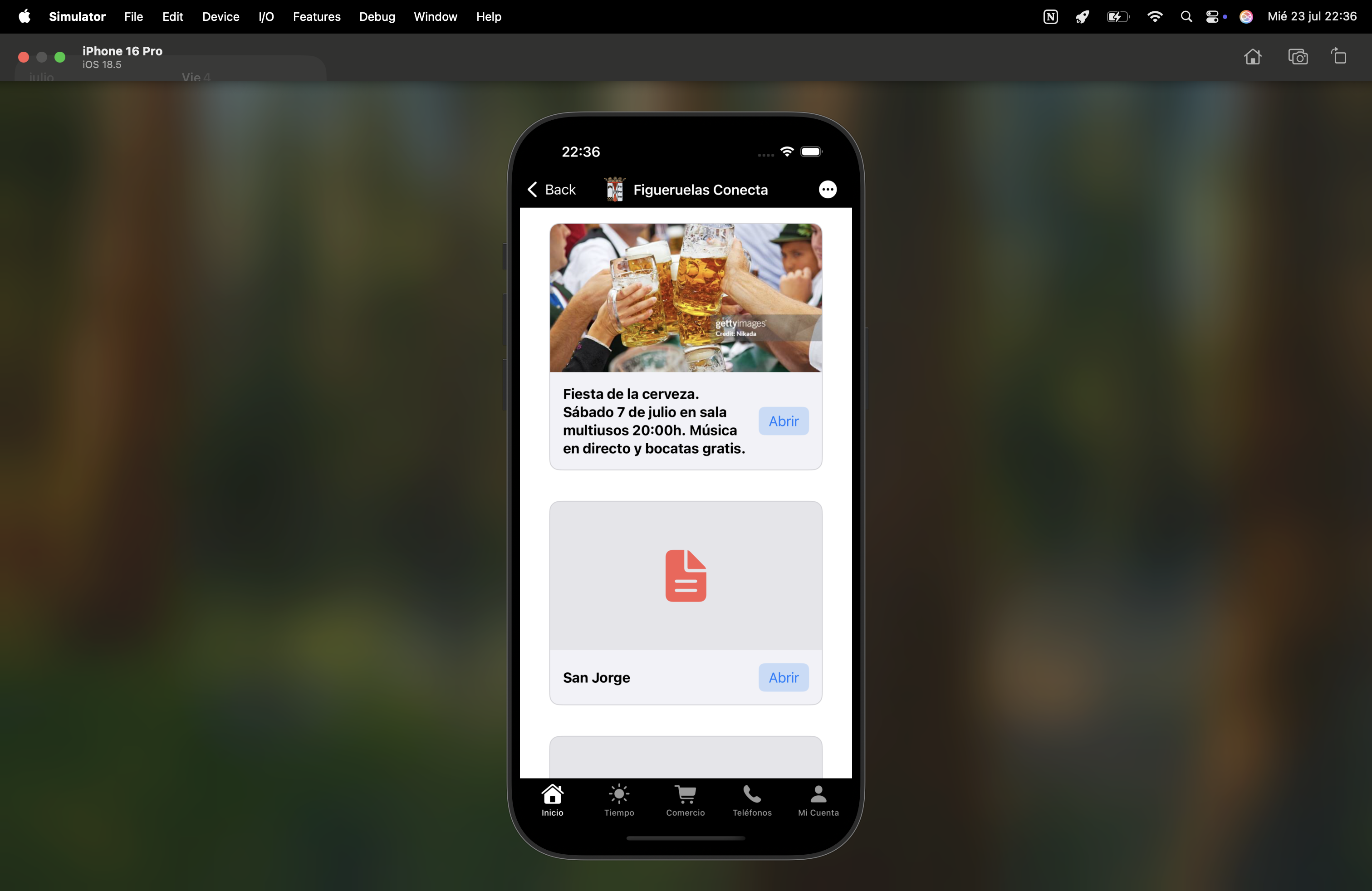 Tu Pueblo Conecta - Aplicación Móvil - Imagen 4