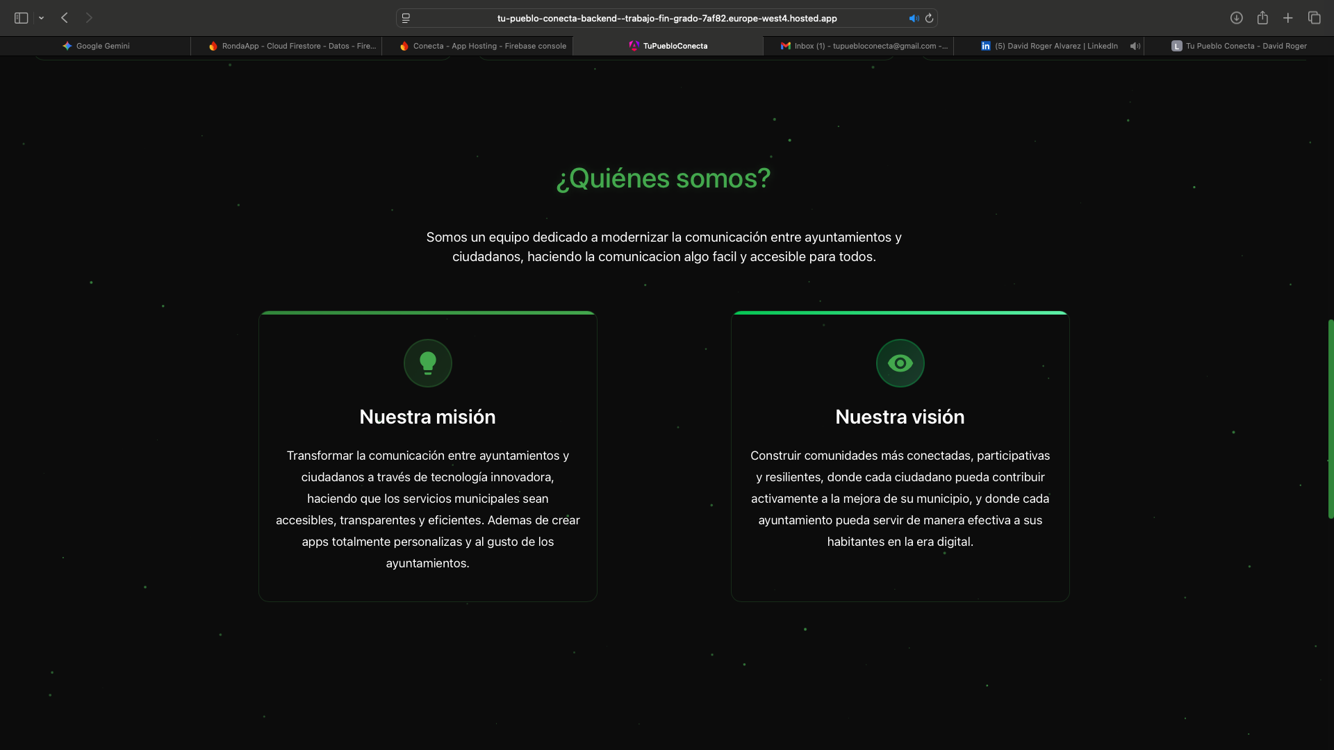 Tu Pueblo Conecta - Panel Web - Imagen 4